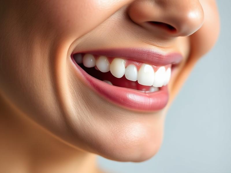 Before: Demo visual representing a cosmetic smile makeover result